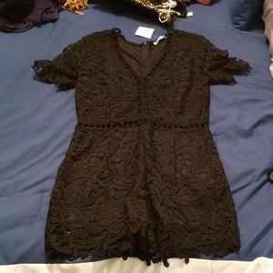 Lace romper